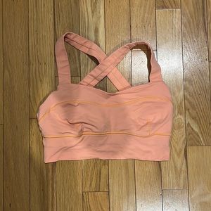 Lululemon sports bra. Size 6. Orange.